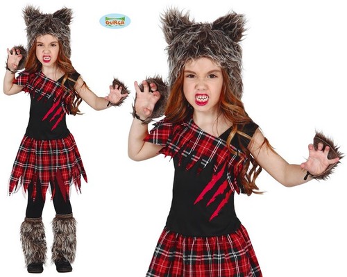 Childs halloween werewolf girl - childs,