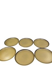 Retro Honiton Pottery Stoneware Dinner Plates Set of 6 Classic Vintage Design