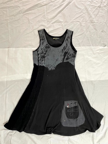 Fratini black cotton dress - fratini,