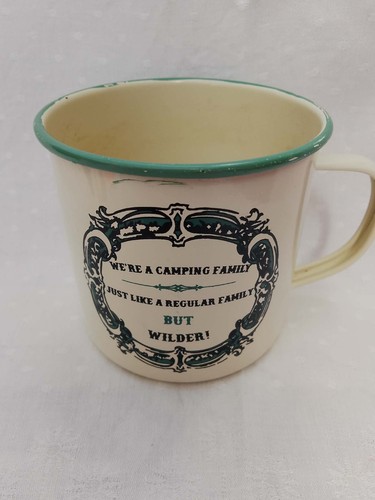 Vintage enamel mug cup a - enamel,