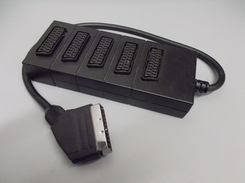 Scart way splitter fully - 5-way, splitter,