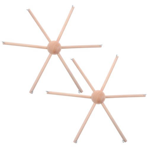 2pcs wooden nursery mobile - wooden,