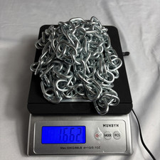 Chain Strong Heavy Duty Steel Galvanised Welded Security Short Links 3.8 Metres