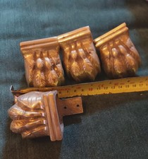 vintage solid brass claw feet