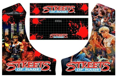Streets rage themed bartop - rage,