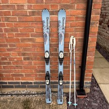 Salomon QST Junior Kids Skis Size 140cm with Bindings Good Condition