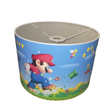 SUPER MARIO & FRIENDS CEILING LIGHT SHADE / TABLE LAMPSHADE  11"