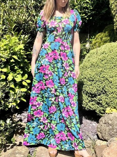 Vintage 80s prairie dress - dress, by