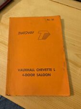 Vauxhall Chevette L 4 Door saloon Thatcham No.32 Book