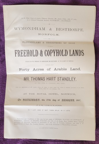 1887 auction brochure plan - brochure,