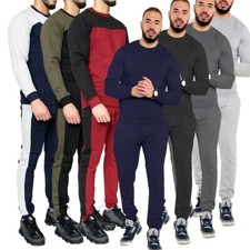 Mens Slim Fit Round Neck Crew