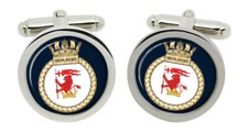 HMS Iron Duke, Royal Navy Cufflinks in Box