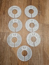 Baby Wardrobe Clothes Dividers Grey Patterned - 7 Pack