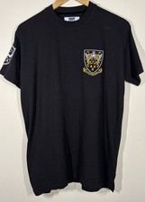 Ellis Rugby Mens Large Northampton Saints Tshirt Black Short Sleeve
