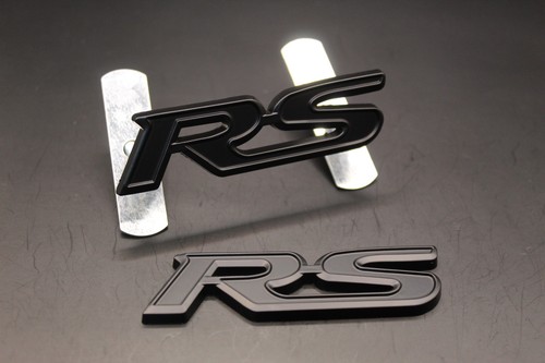 Matte black front grille - rs, &