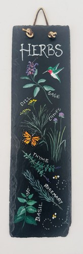 Herbal decor humming bird - humming,