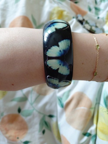 Retro vintage butterfly black - retro,