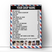 Barber Shop Salon Advertising