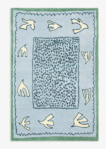 Hand tufted wool rug - wool,