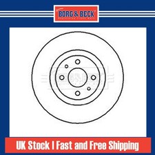 2x Brake Discs Vented For Alfa