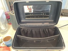 Vintage Vanity Case |Vintage Navy Delsey Travel/Vanity Case, Retro