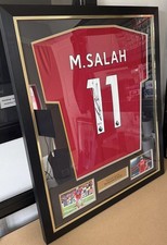 Mo Salah Hand Signed Liverpool