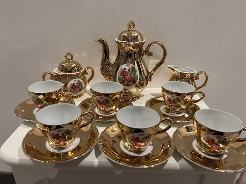 Vintage tea set with - set,