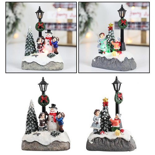 Christmas scene village houses - christmas,