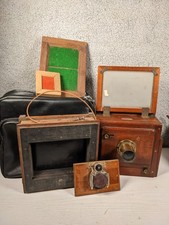 Antique Wooden Box Camera