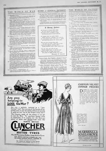 Old 1916 clincher motor tyres - 1916,