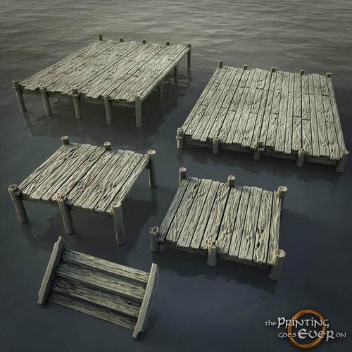 Driftport pier parts - driftport, 3d