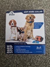 Stop dogs barking PETIC Anti Bark Collar Dog Stop Barking Training