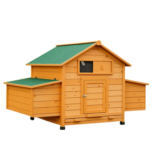 Pawhut wooden chicken - pawhut,