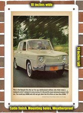 Metal Sign - 1962 Renault R-8