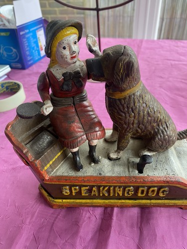 Vintage speaking dog - vintage,