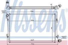 Nissens Radiator for VW Golf