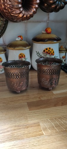 Copper pots acorn - pots,