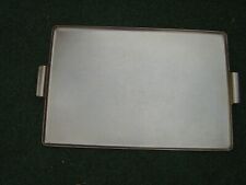 VINTAGE 1950,s ?  LARGE GOLD METAL SERVING TRAY     Measures 57 x 35 cm