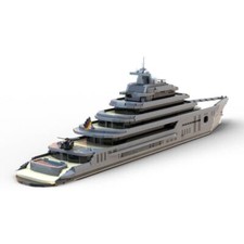 Super Luxury Large Yacht Model