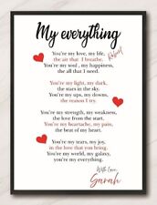 Personalised I Love You Poem