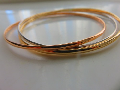 Gold russian bangle - russian, 9