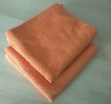 Orange Hand Towels X 2 Cotton