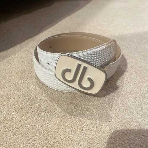 Druh golf belt white leather - druh,