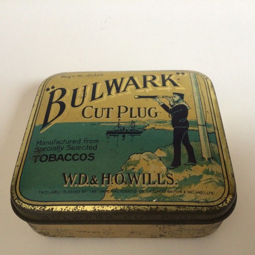 Vintage 1920 tobacco tin - ,