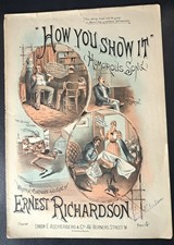 Victorian Sheet Music Ernest Richardson Music Hall How You see It H. G. Banks