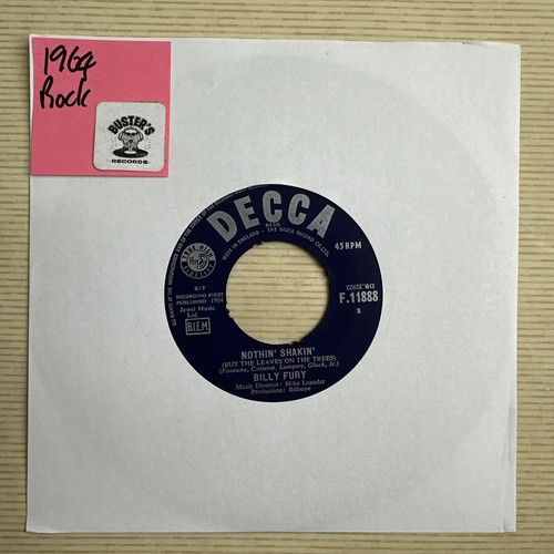 Billy fury nothin shakin - fury,