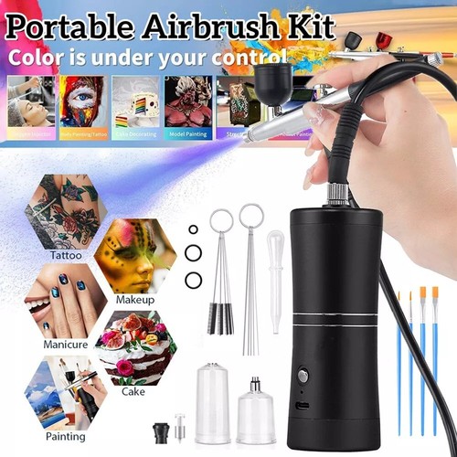 Airbrush with compressor - with,