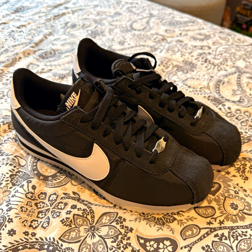 Nike cortez black white - nike, black/white
