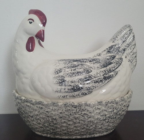 Vintage chicken nest egg - nest,