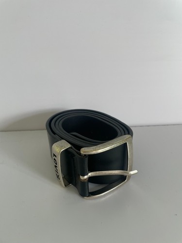 Levi black leather belt size - leather,